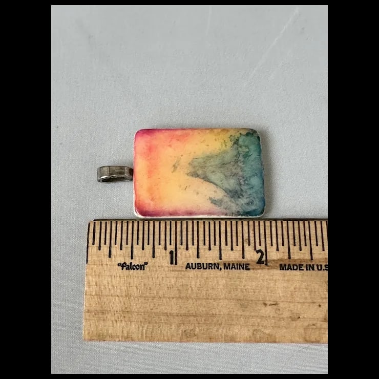Late 20th Century Two Sided Mahjong Pendant - 5