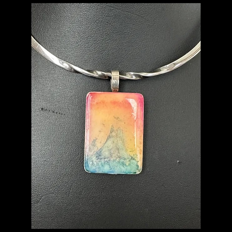 Late 20th Century Two Sided Mahjong Pendant - 6