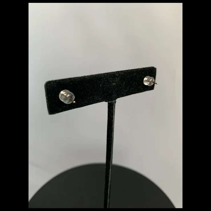 1980s 14k Ruby Stud Earrings, A Pair - 6