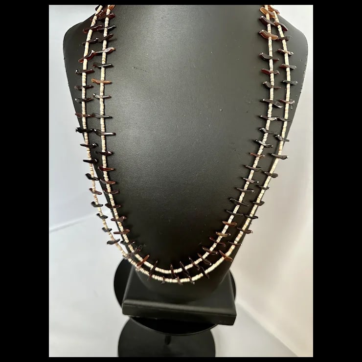 Vintage Native American Zuni Fetish Necklace - 3