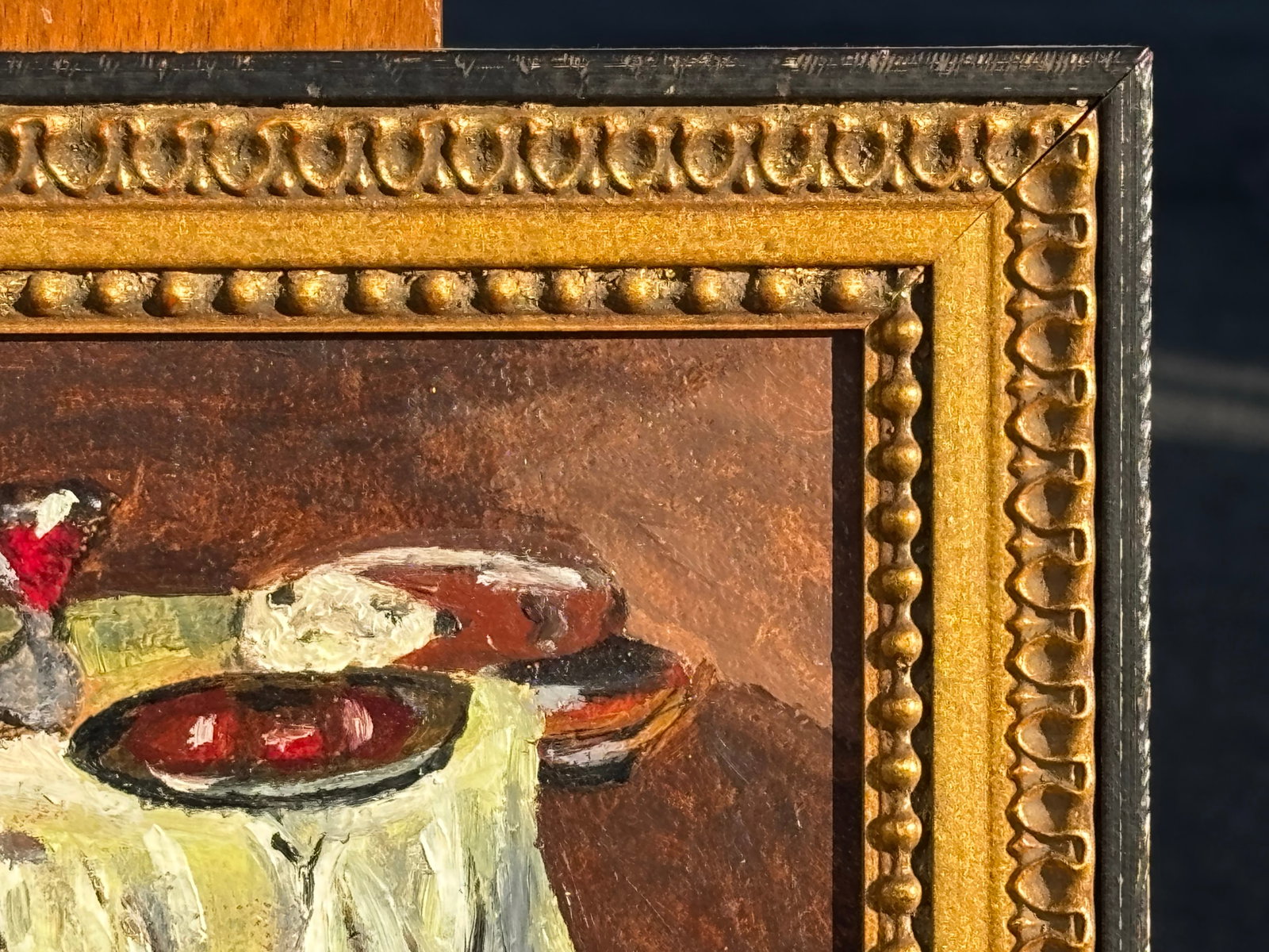 Charming Mid-20th C. American Original Oil on Board - Brooklyn, Nyc - 5
