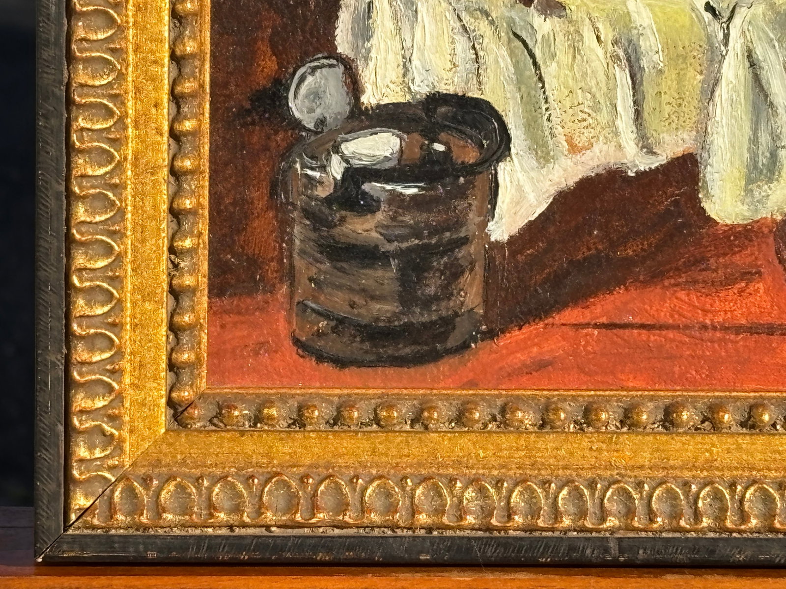 Charming Mid-20th C. American Original Oil on Board - Brooklyn, Nyc - 7