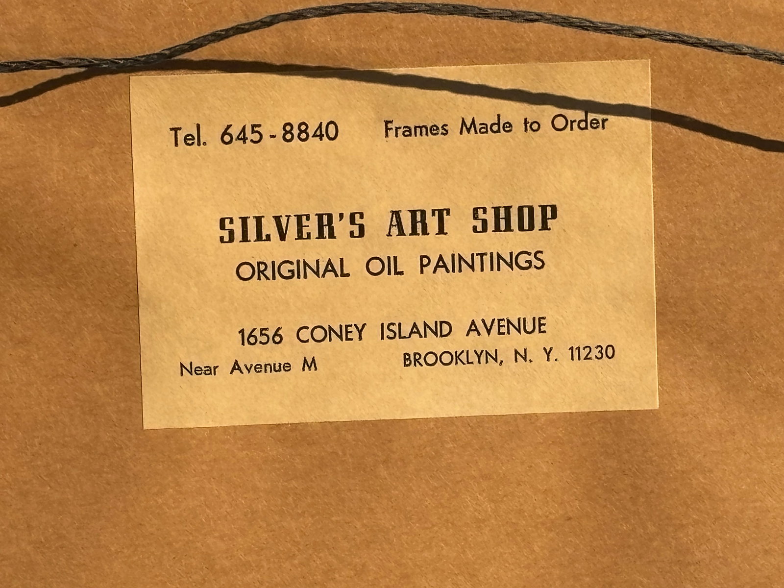 Charming Mid-20th C. American Original Oil on Board - Brooklyn, Nyc - 9