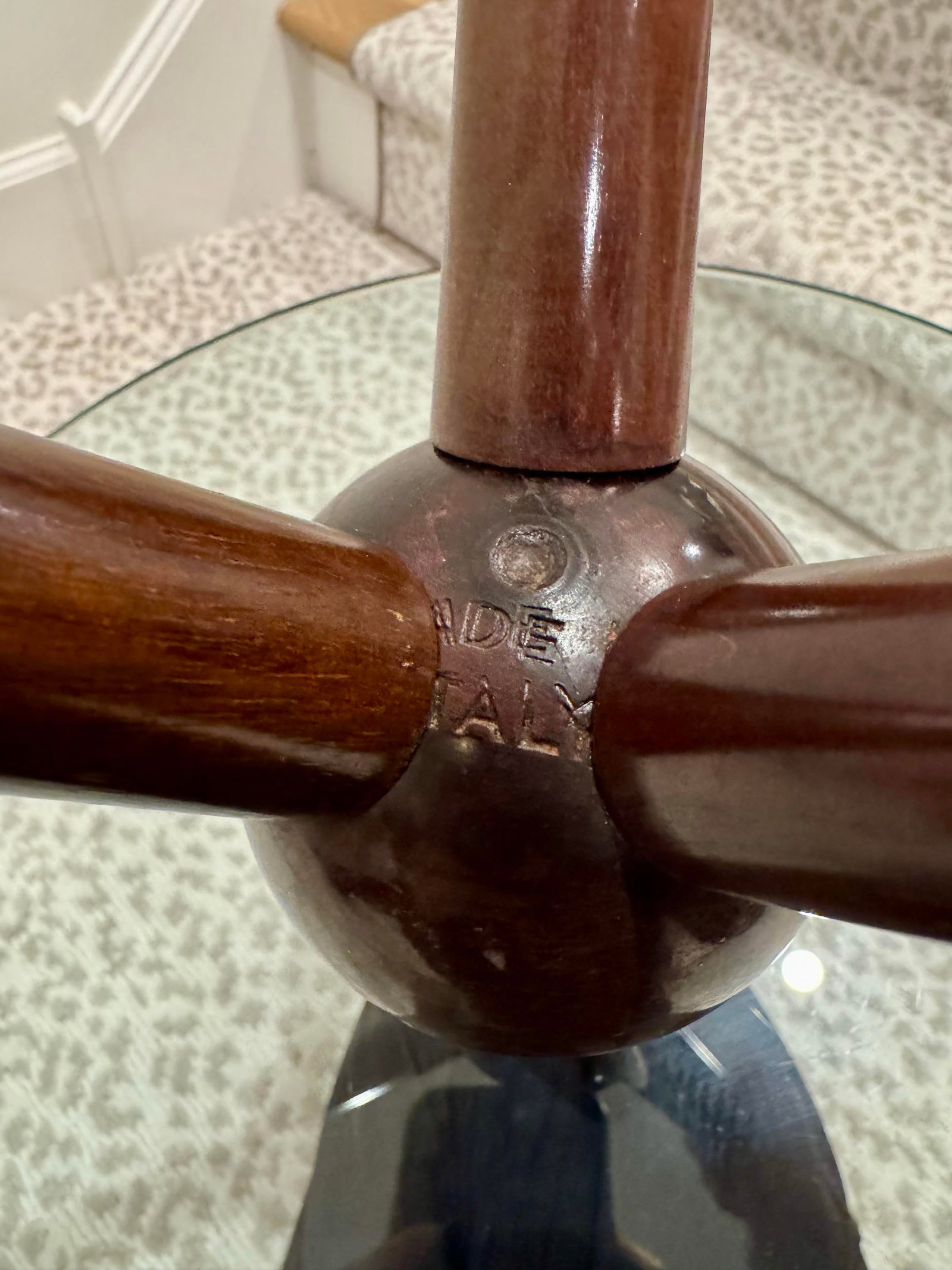 Iconic and Rare Cesare Lacca Ring-Handled Drink/Side/Coffee Table, Italy 1950s - 2