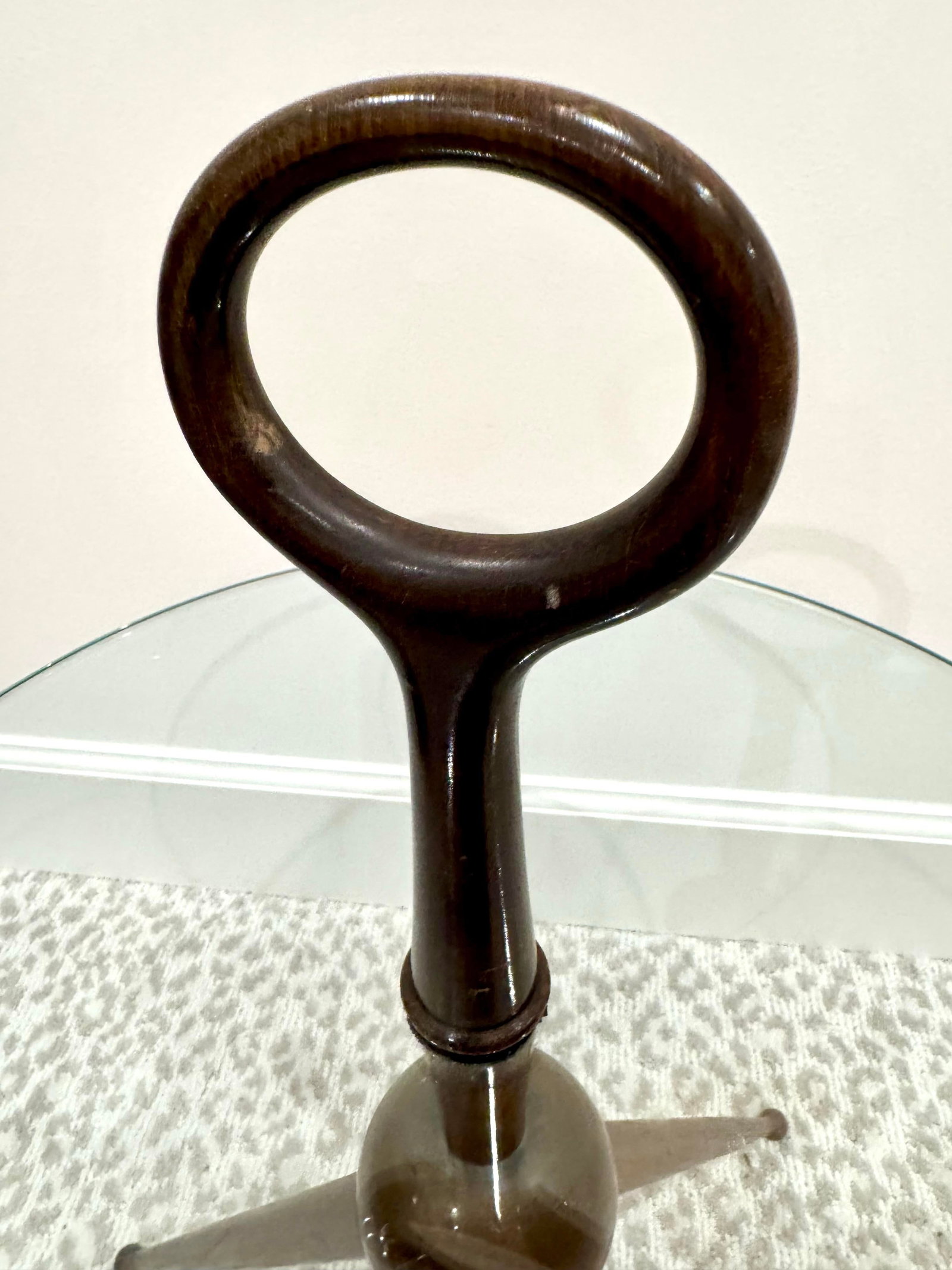 Iconic and Rare Cesare Lacca Ring-Handled Drink/Side/Coffee Table, Italy 1950s - 4