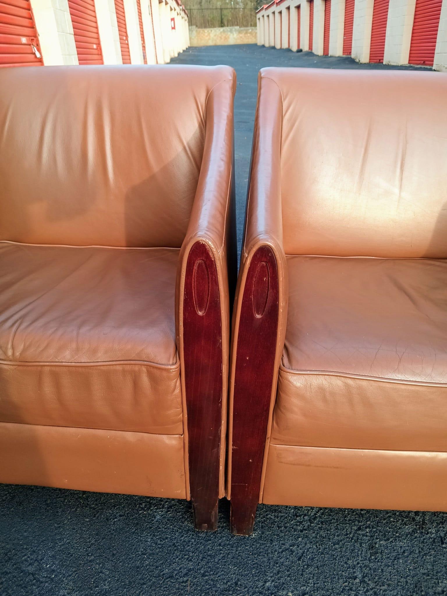 Elevate Any Living Space With This Magnificent Pair of Rare Vintage Paoli Club Chairs - 6