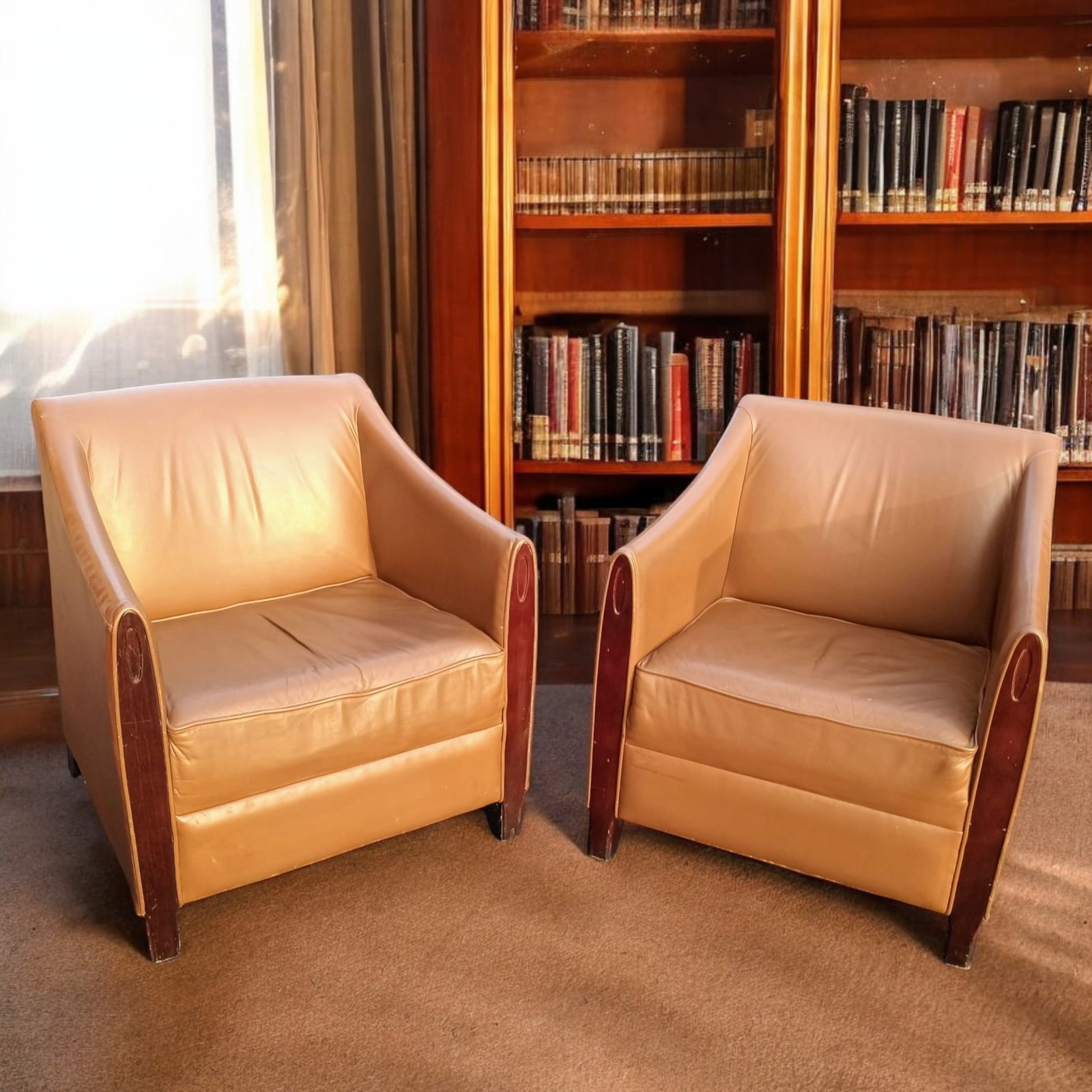 Elevate Any Living Space With This Magnificent Pair of Rare Vintage Paoli Club Chairs - 9