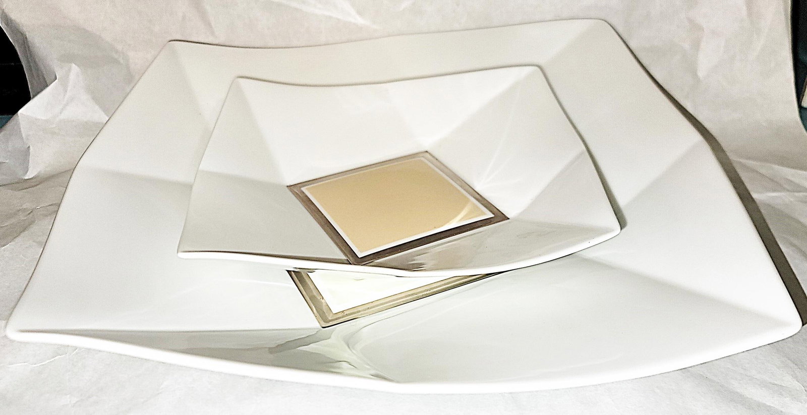 1990s Bernardaud Fusion Dinner Service Set for 6 - 12