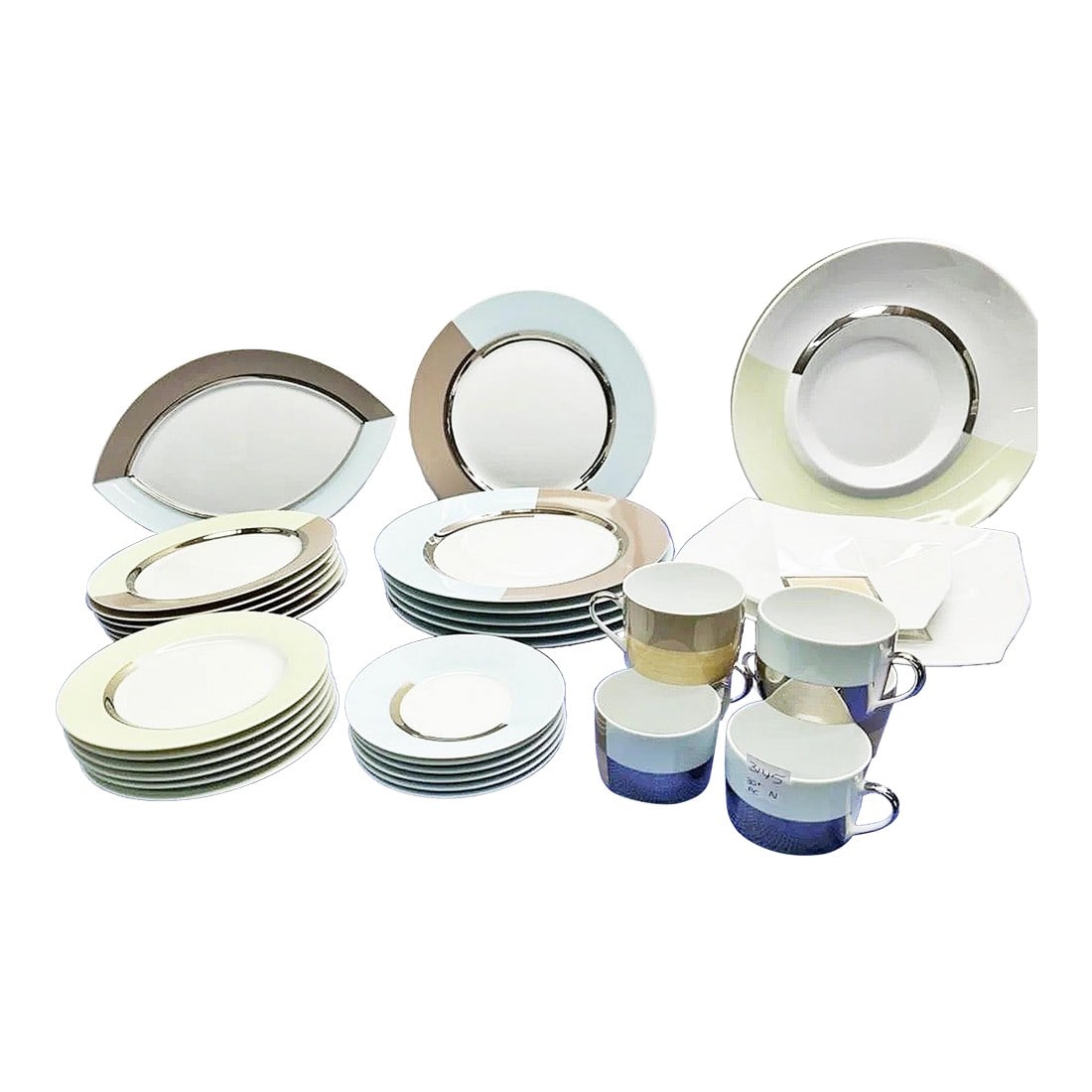 1990s Bernardaud Fusion Dinner Service Set for 6 (1 of 18)