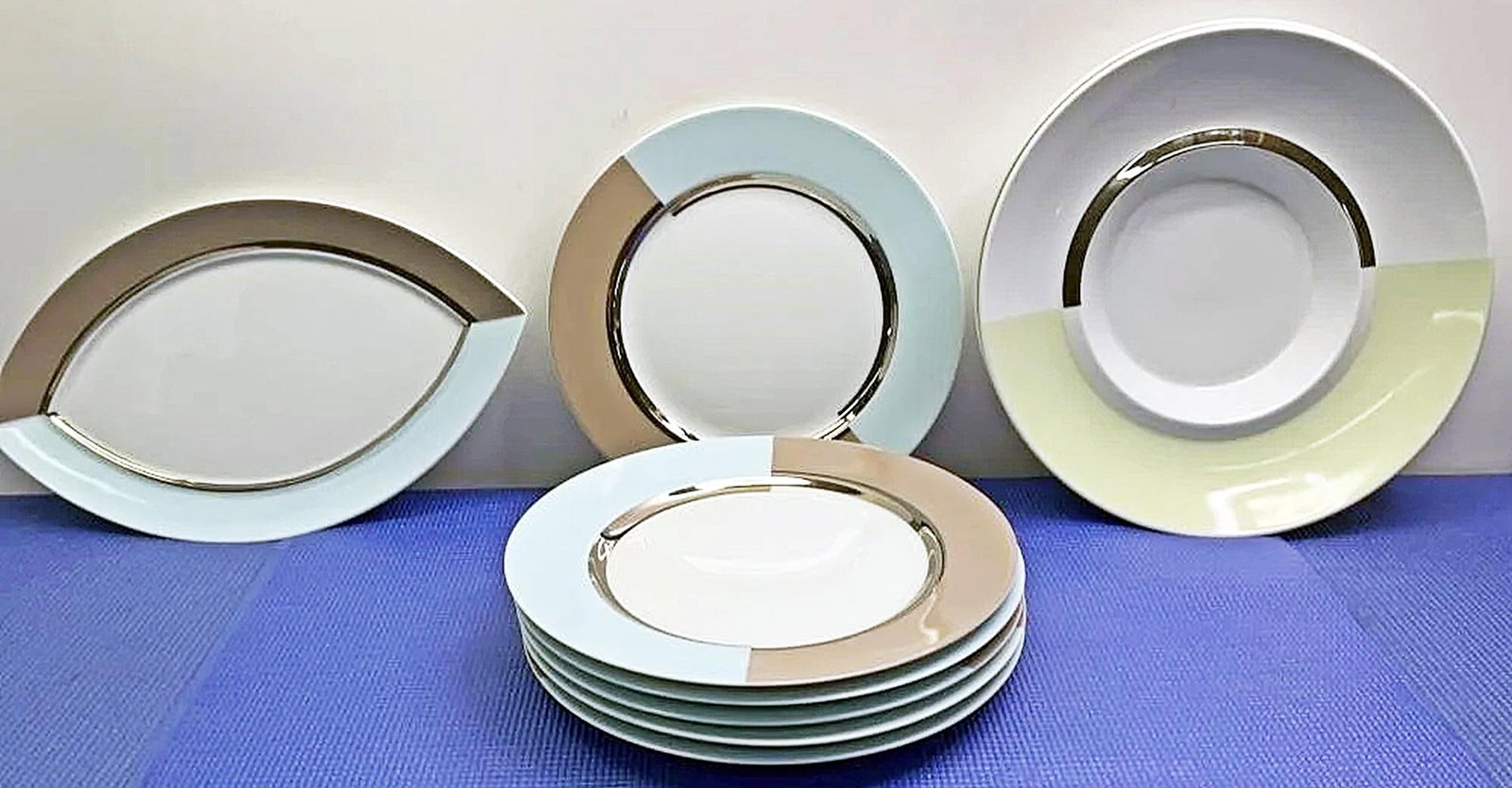 1990s Bernardaud Fusion Dinner Service Set for 6 - 2