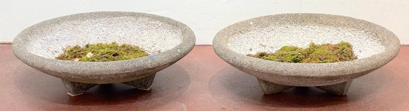 Pair Monumental Willy Guhl French Cast Stone Garden Planters, Circa 1955-1970 - 2