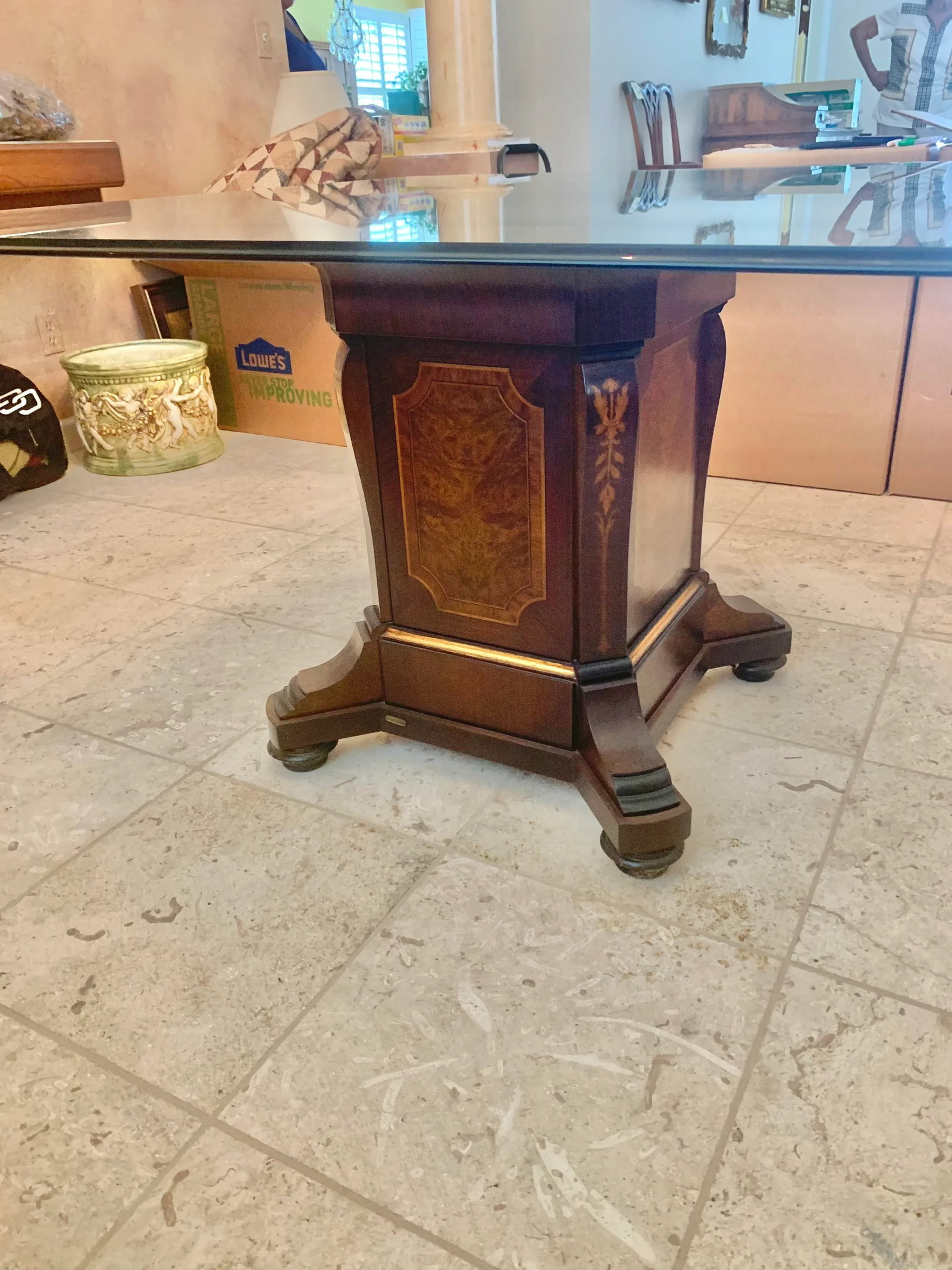 Vintage Glass Top Table by Francisco Hurtado - 6