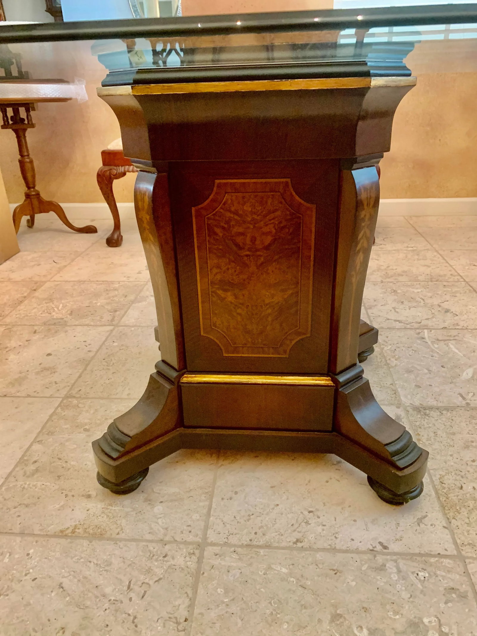 Vintage Glass Top Table by Francisco Hurtado - 7