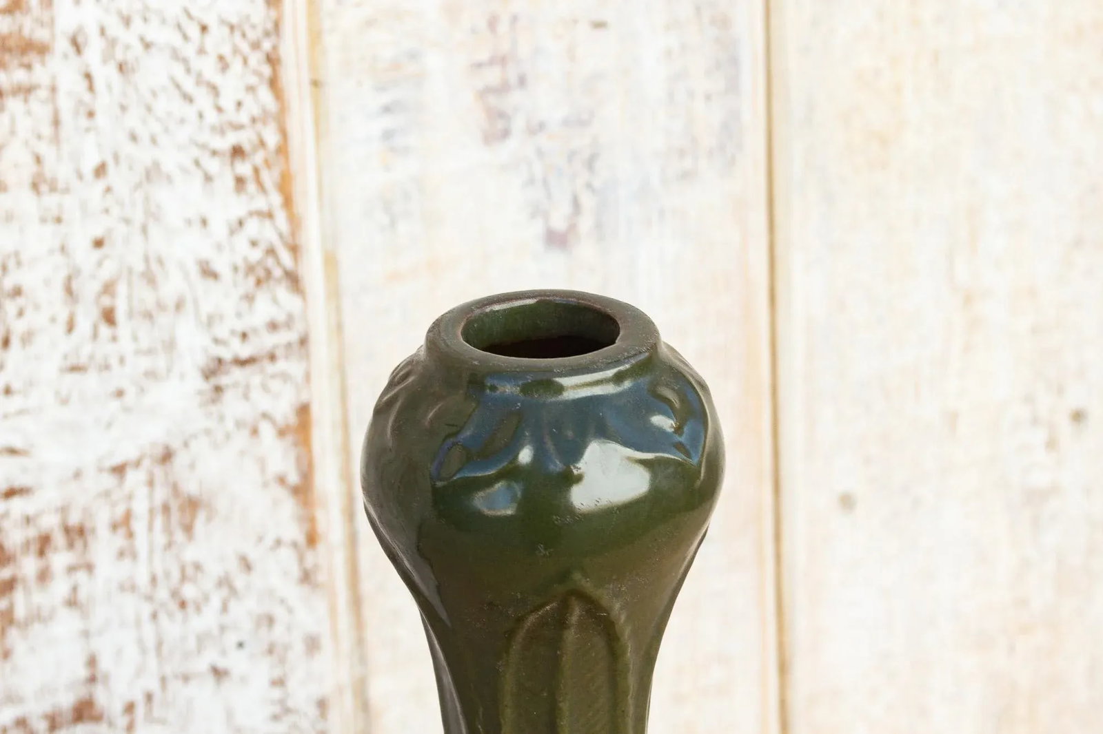 Asian Emerald Green Ceramic Vessel - 5
