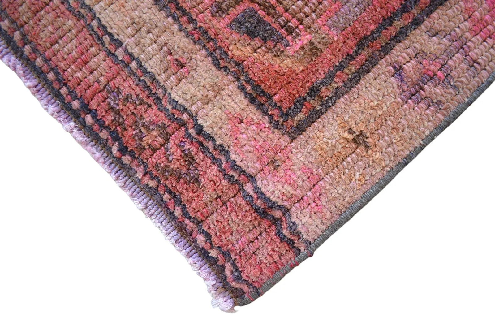 Distressed Oushak Hand Knotted Runner - 2"²2"³ × 13"²4"³ - 10