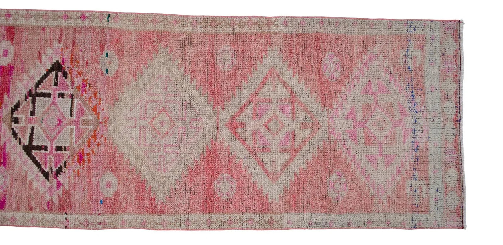 1970s Hand-Knotted Turkish Runner - 2"²2"³ × 10"²7"³ - 8