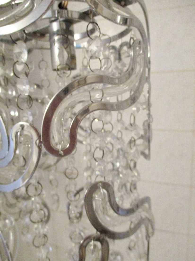 ET2 Twist 1-Light Pendants in Polished Chrome E21253-20pc - a Pair - 7