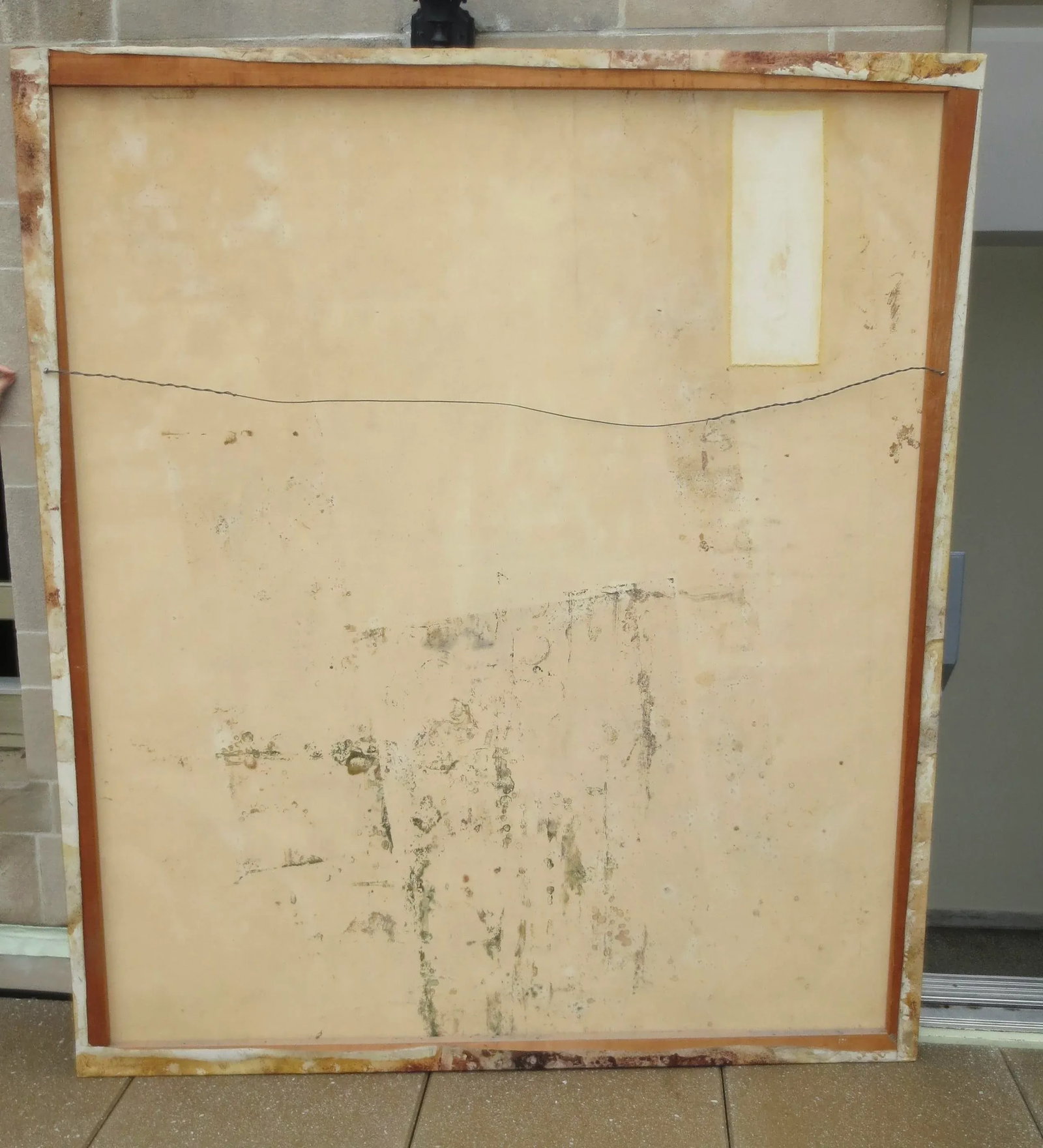 1976 Abstract Expressionist Mixed-Media Painting Signed Paskin - 5