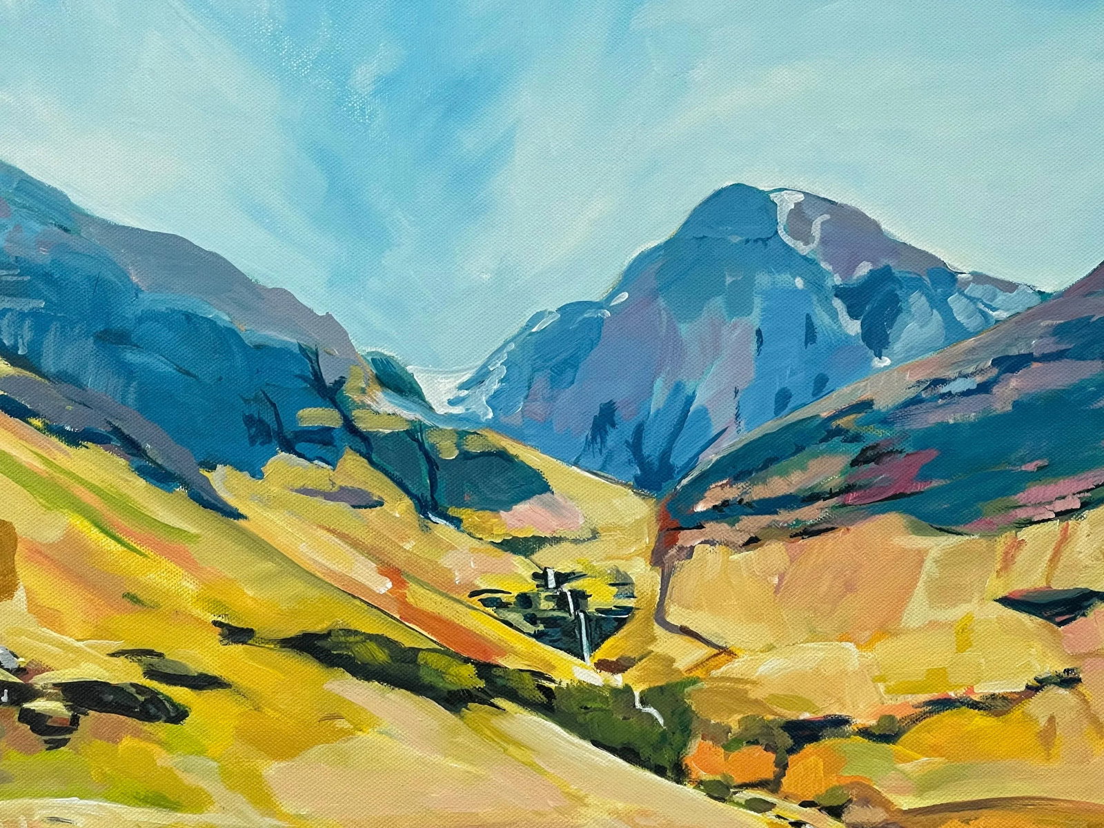 Modern Landscape Painting of the Scottish Highlands by Contemporary British Artist - 10