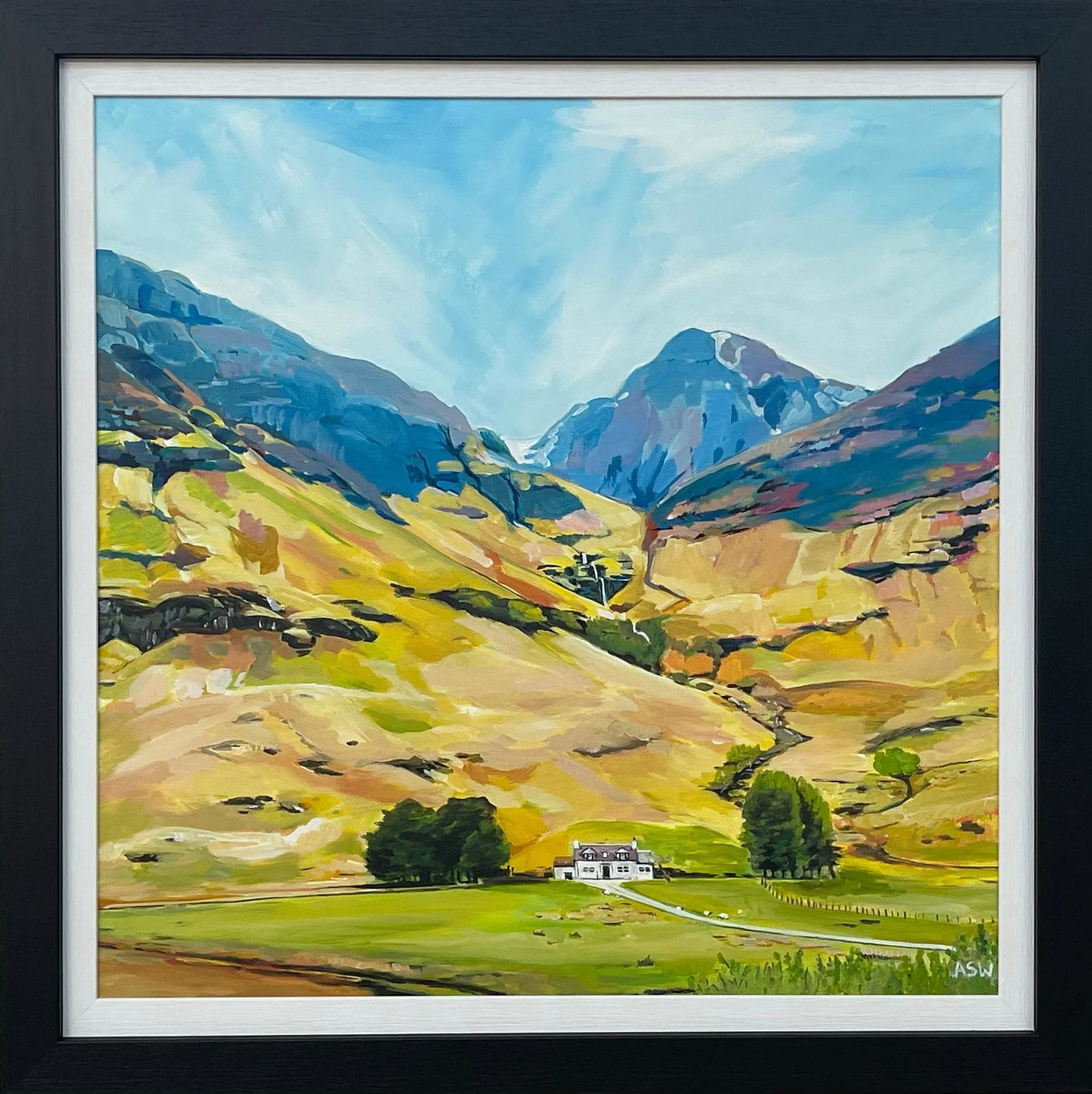 Modern Landscape Painting of the Scottish Highlands by Contemporary British Artist - 13