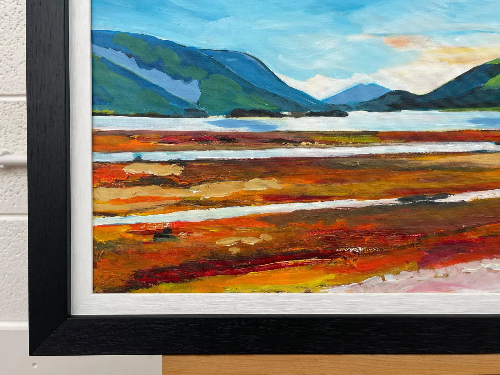 Colourful Abstract Landscape Painting of Scottish Highlands - Unique Original Art by Contemporary Br - 10
