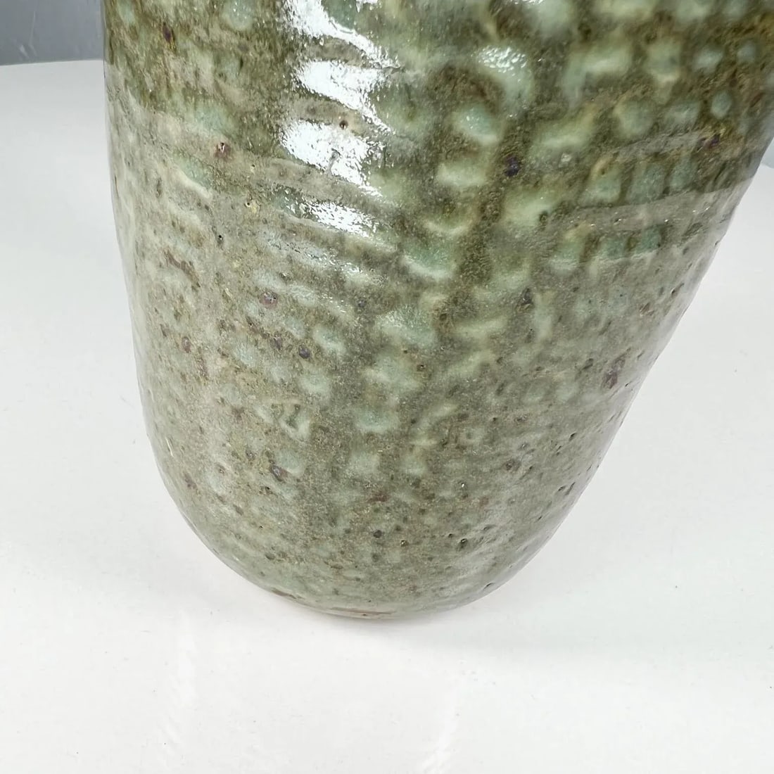 1970s Vivika & Otto Heino Studio Art Pottery Glazed Vase Ojai Calif - 2