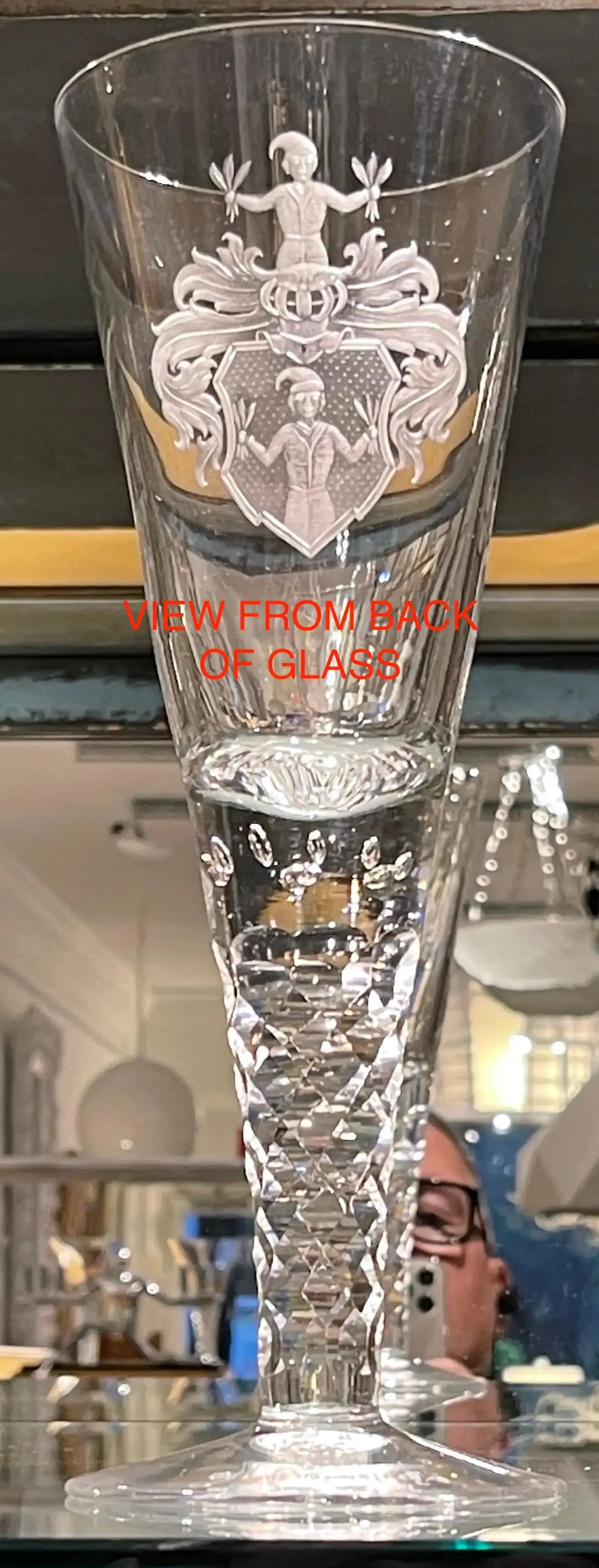 18th C Baroque Style German G. Von Gundlach Armorial Beer /Goblet/Kelchglas - 11