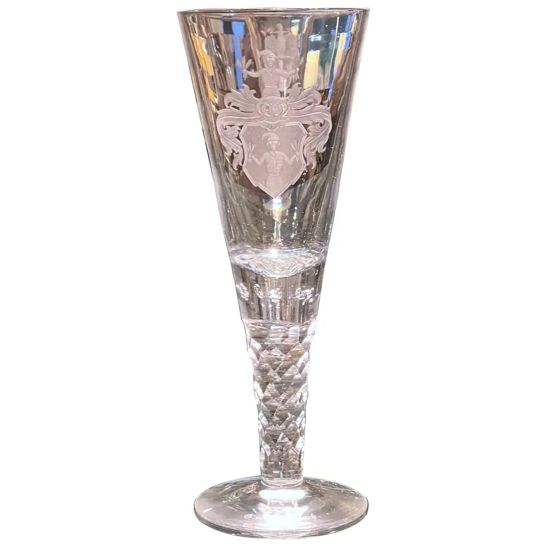 18th C Baroque Style German G. Von Gundlach Armorial Beer /Goblet/Kelchglas - 13