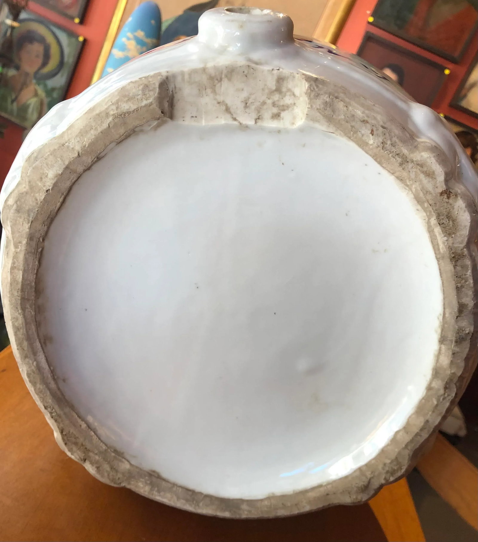 Set of Three Large Ceramic Sake Barrels - 9