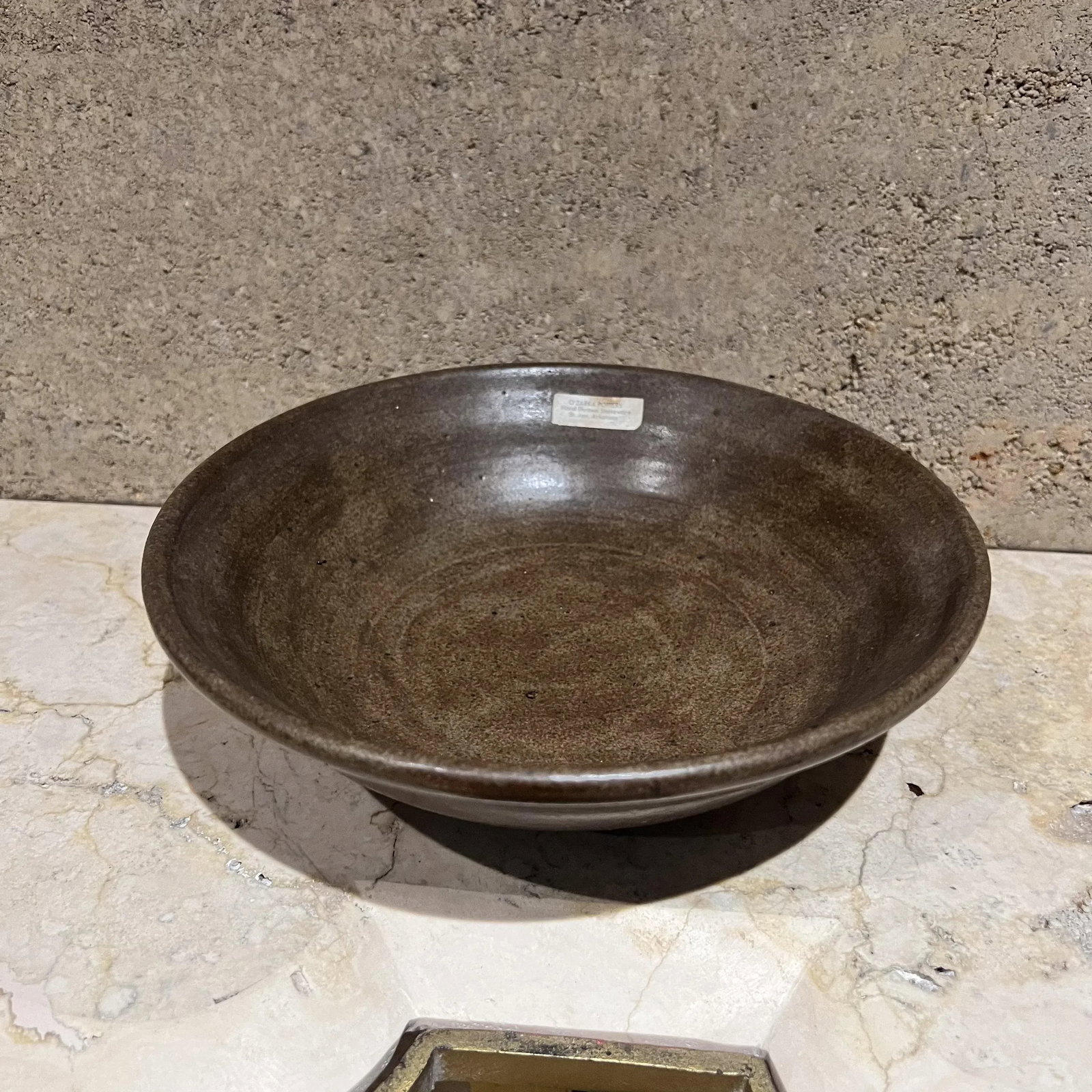 1960s Hand Thrown Ozarka Pottery Bowl St Joe Arkansas - 2