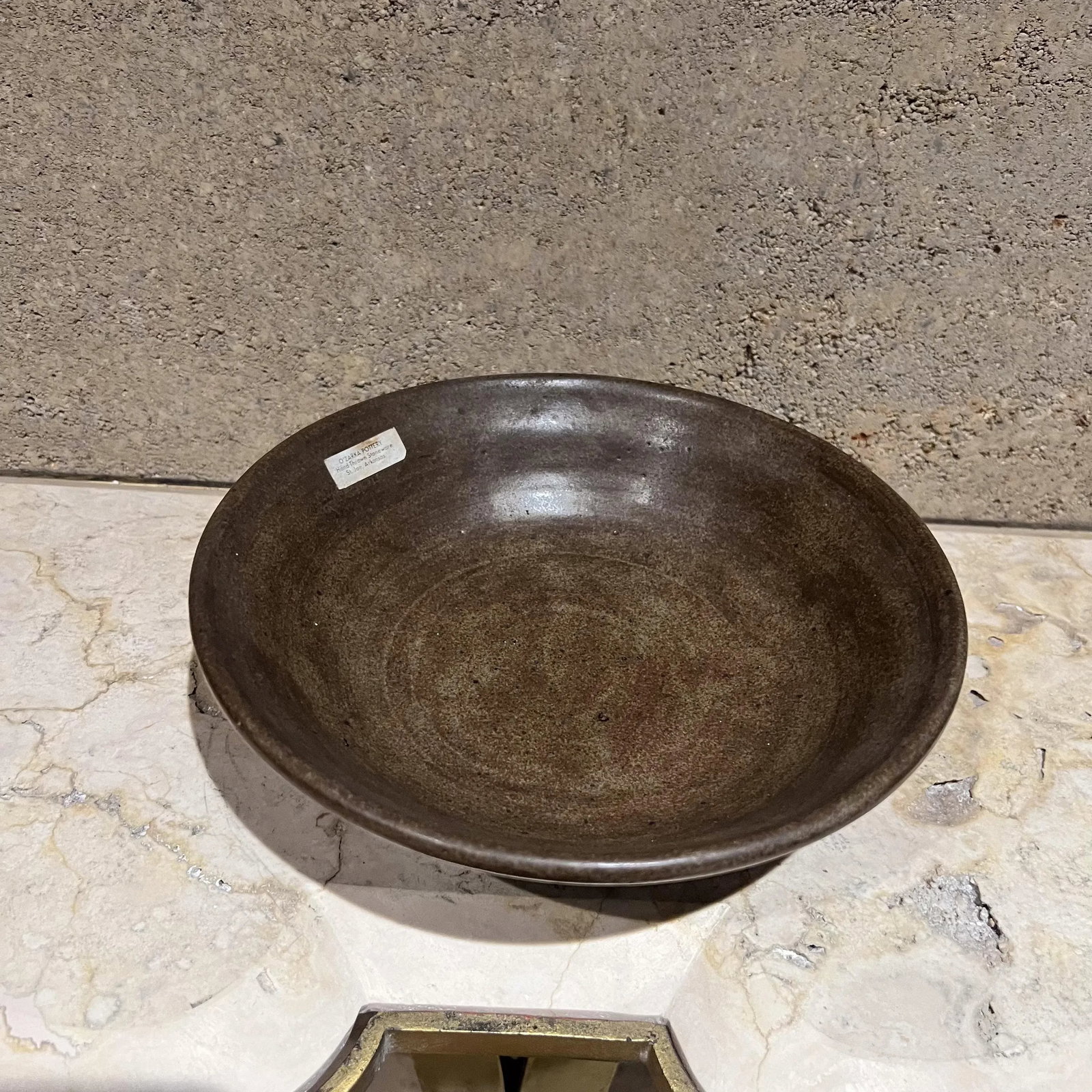 1960s Hand Thrown Ozarka Pottery Bowl St Joe Arkansas - 7