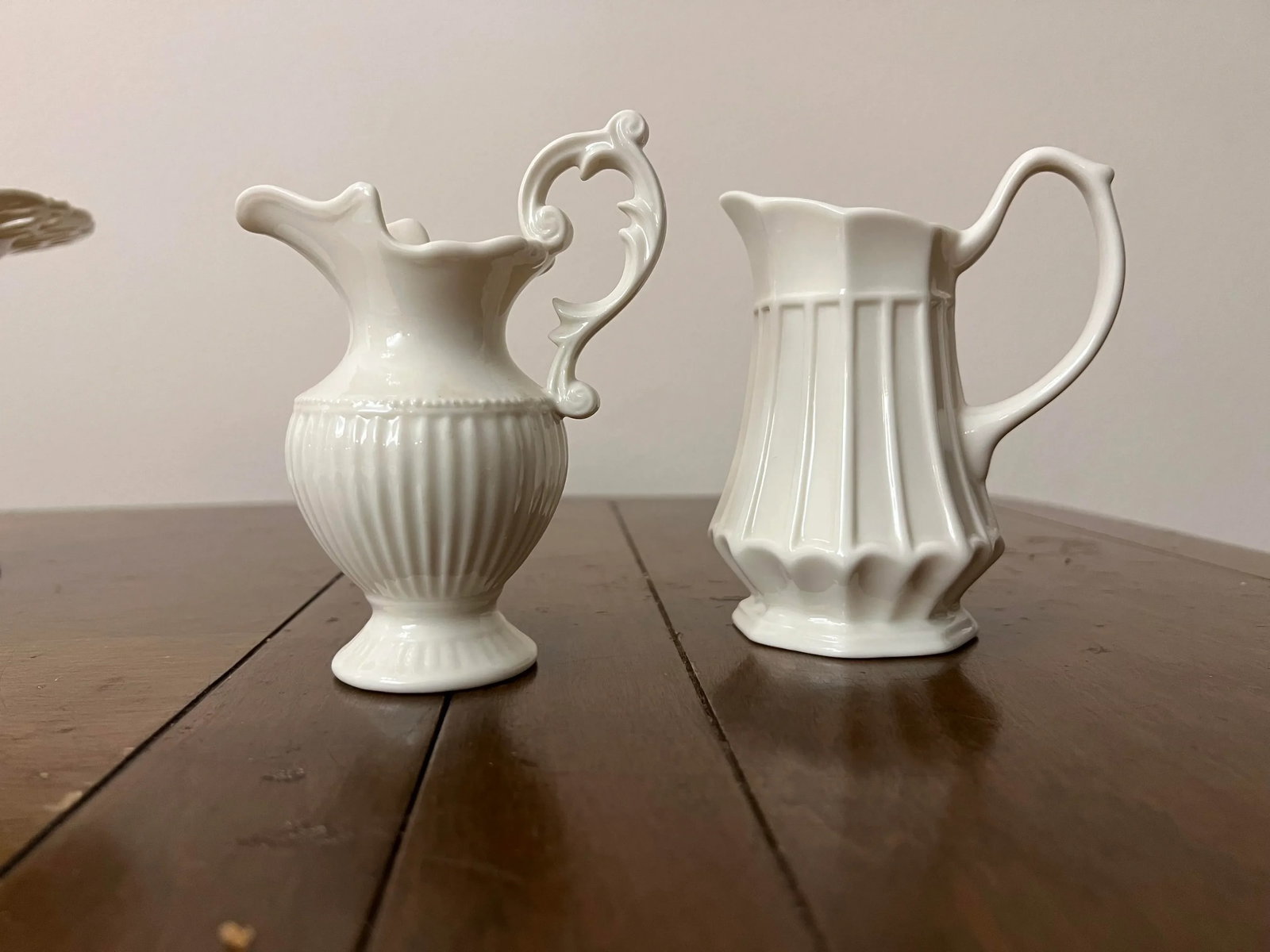 Vintage Cream/Ivory Lace Dessert Set by Godinger - 5 Pieces - 2