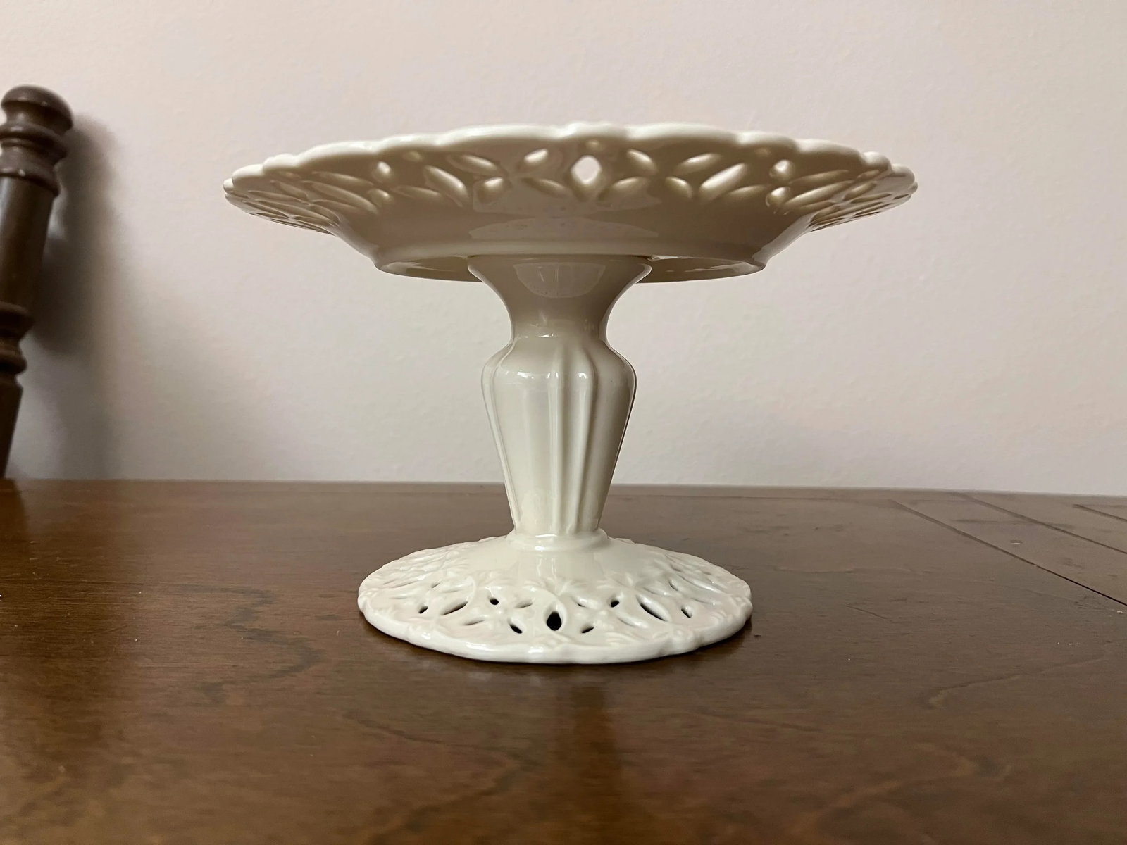 Vintage Cream/Ivory Lace Dessert Set by Godinger - 5 Pieces - 3