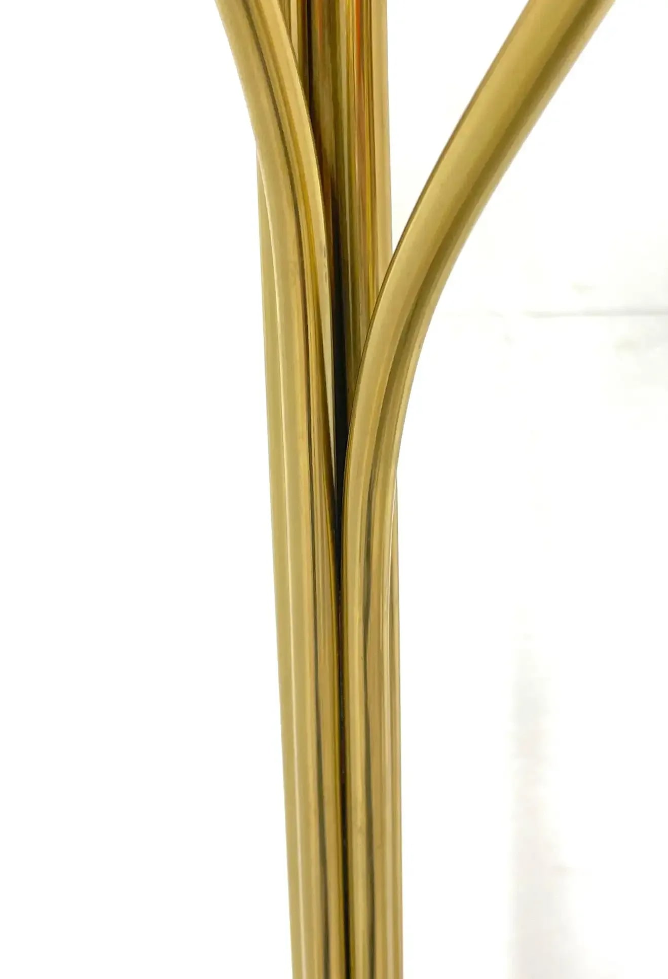 Early 20th Century Pietro Chiesa for Fontana Arte Brass & Murano Glass Torchiere - 4