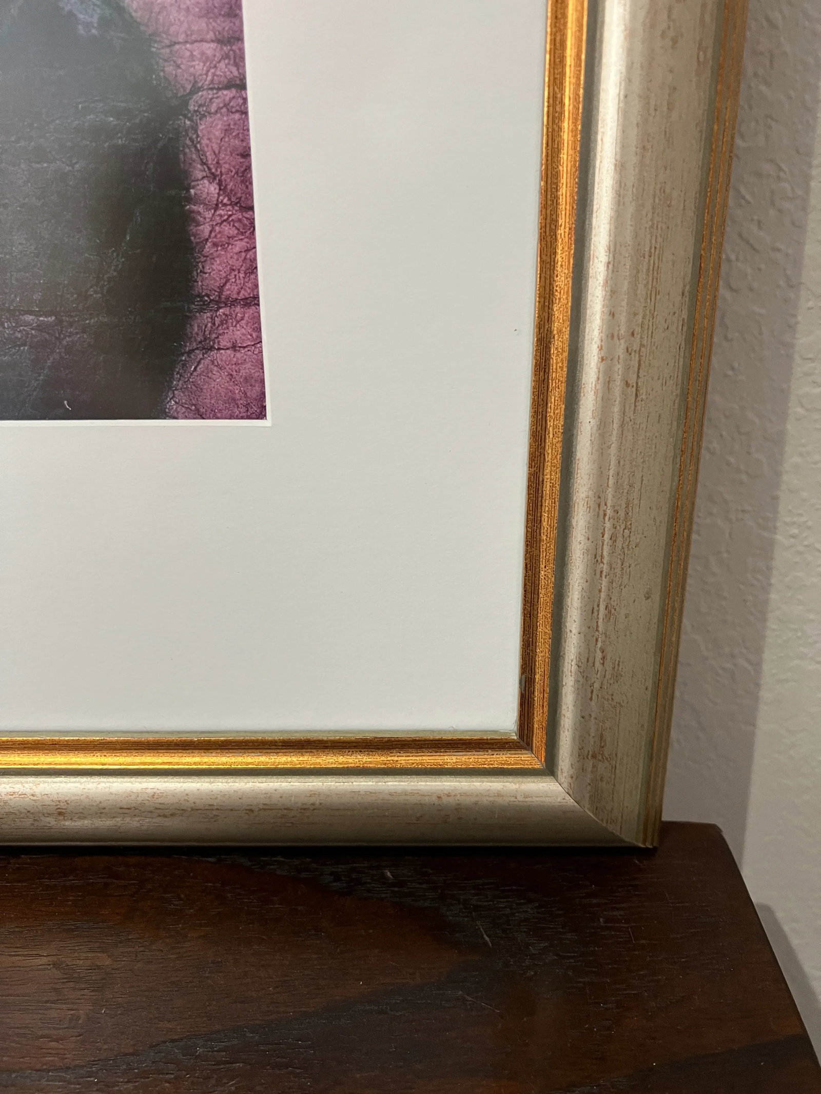 1980s Nude Woman Silhouette Original Painting, Matted and Framed - Set of 2 - 11