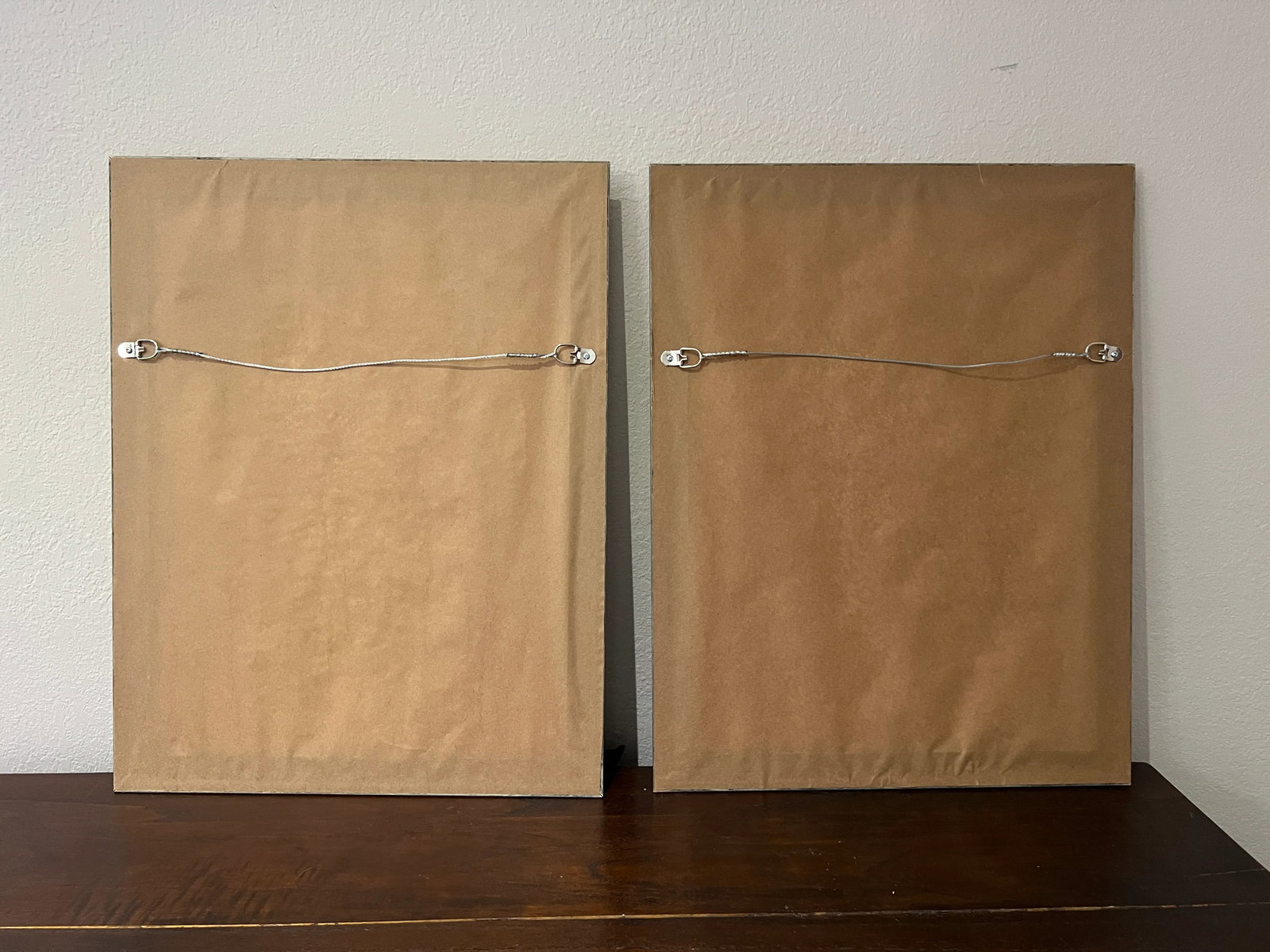 1980s Nude Woman Silhouette Original Painting, Matted and Framed - Set of 2 - 3