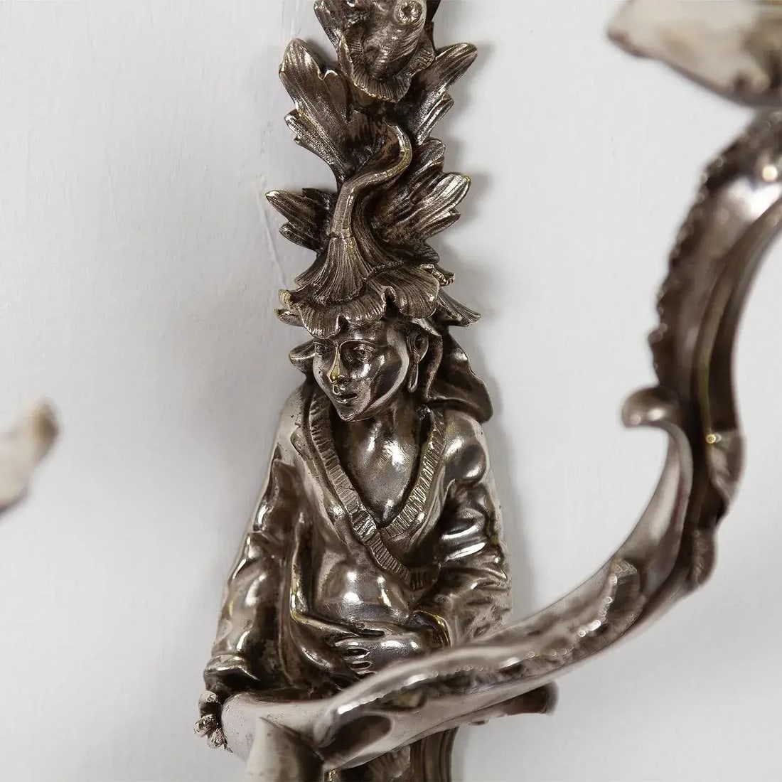 Late 19th Century French Bronze Sconces - a Pair - 7