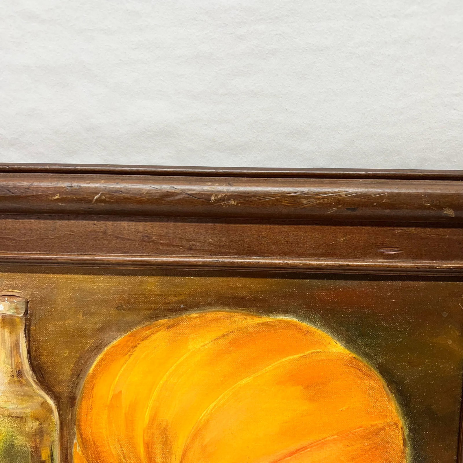 Vintage Original Art Oil on Board Still Life Signed by Artist - 5