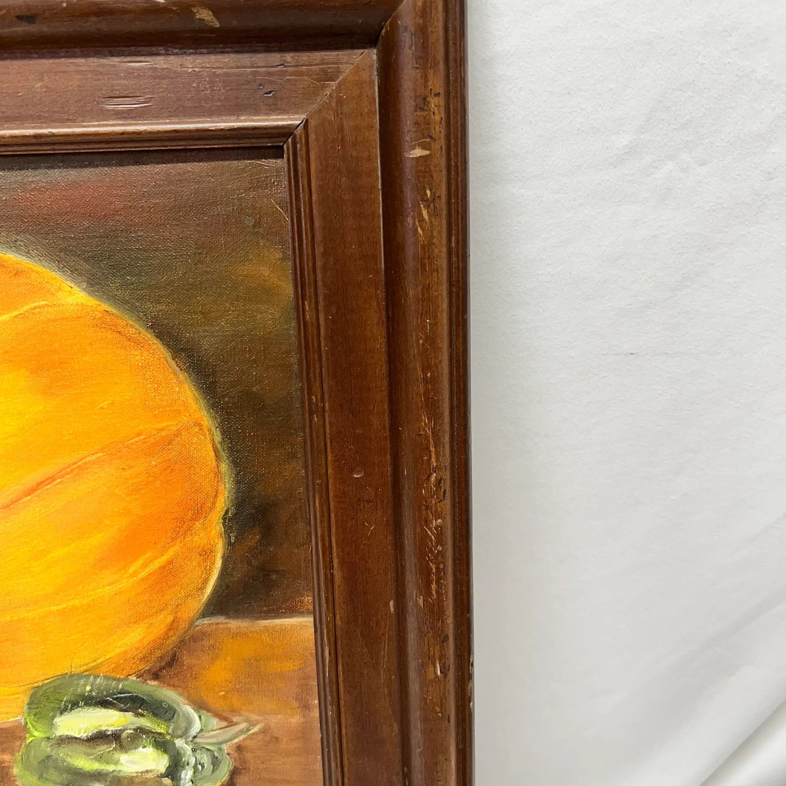 Vintage Original Art Oil on Board Still Life Signed by Artist - 6