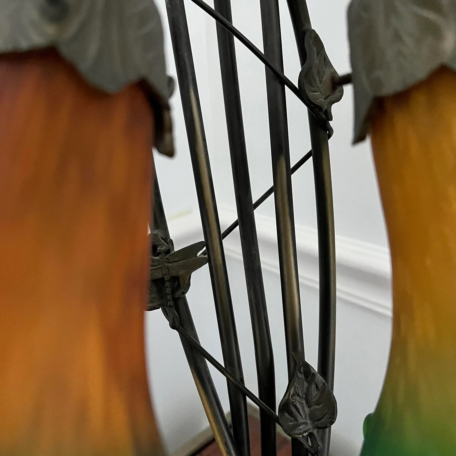 Vintage Five Light Trumpet Shade Lamp - 5