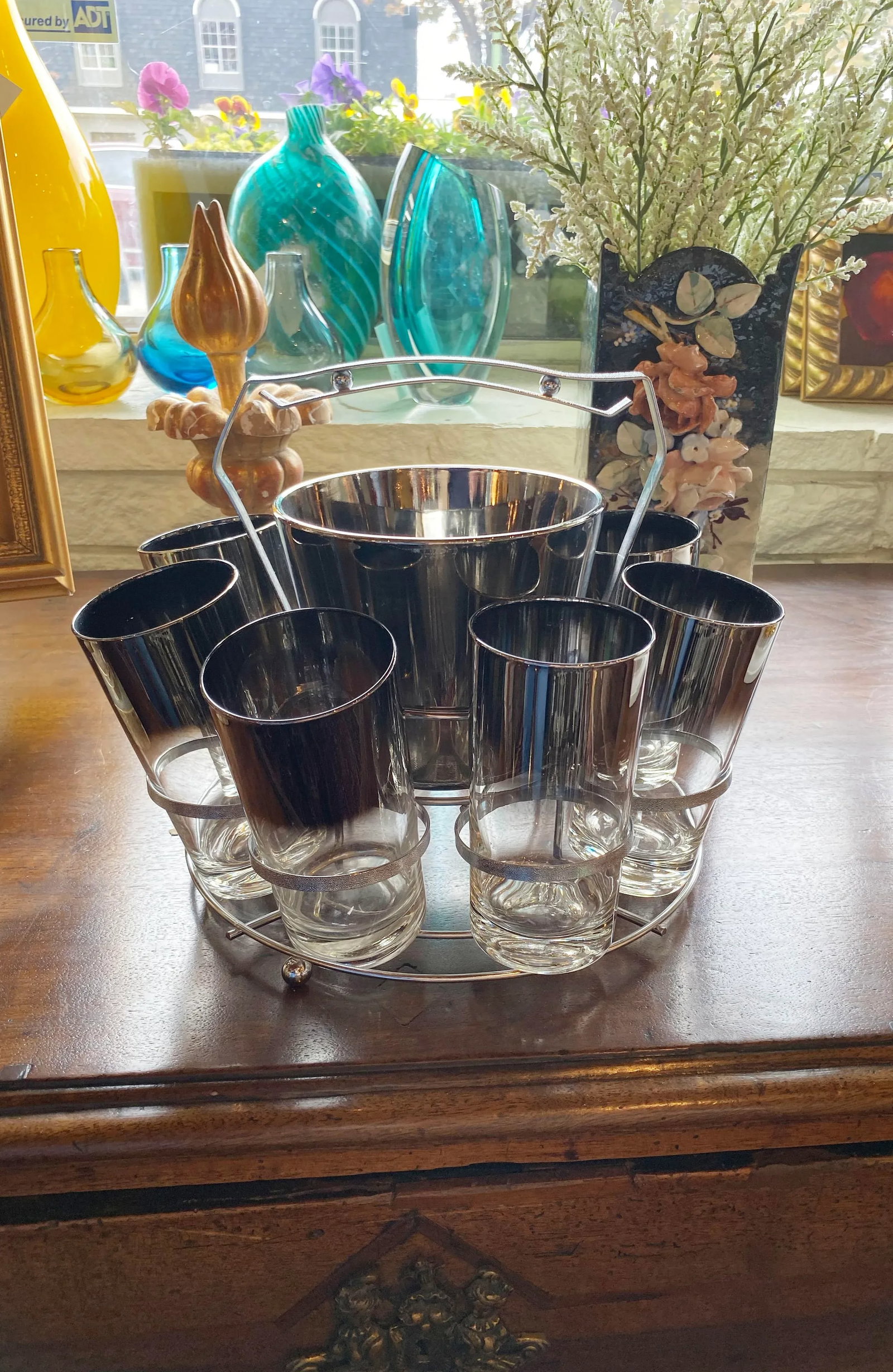 Mid 20th Century Dorothy Thorpe Glassware Set - Set of 10 - 2