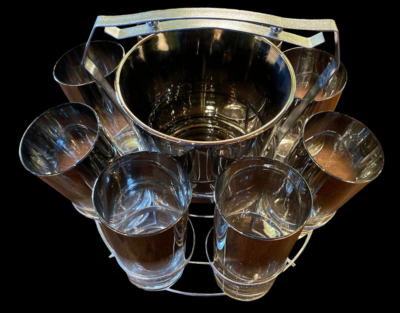 Mid 20th Century Dorothy Thorpe Glassware Set - Set of 10 - 3