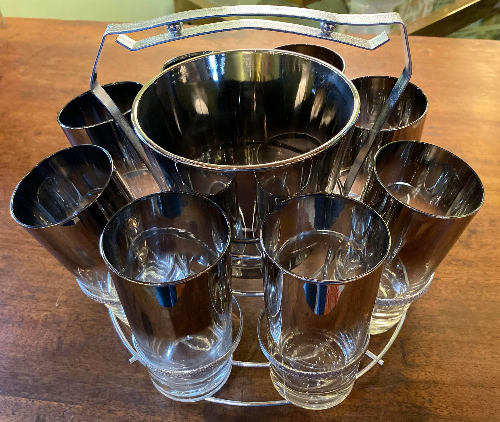 Mid 20th Century Dorothy Thorpe Glassware Set - Set of 10 - 4