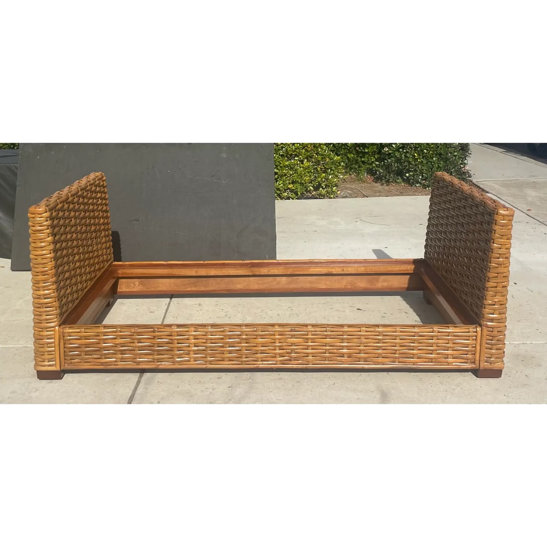 Restoration Hardware Woven Rattan Twin Daybed, Inspired by Ralph Lauren - 2