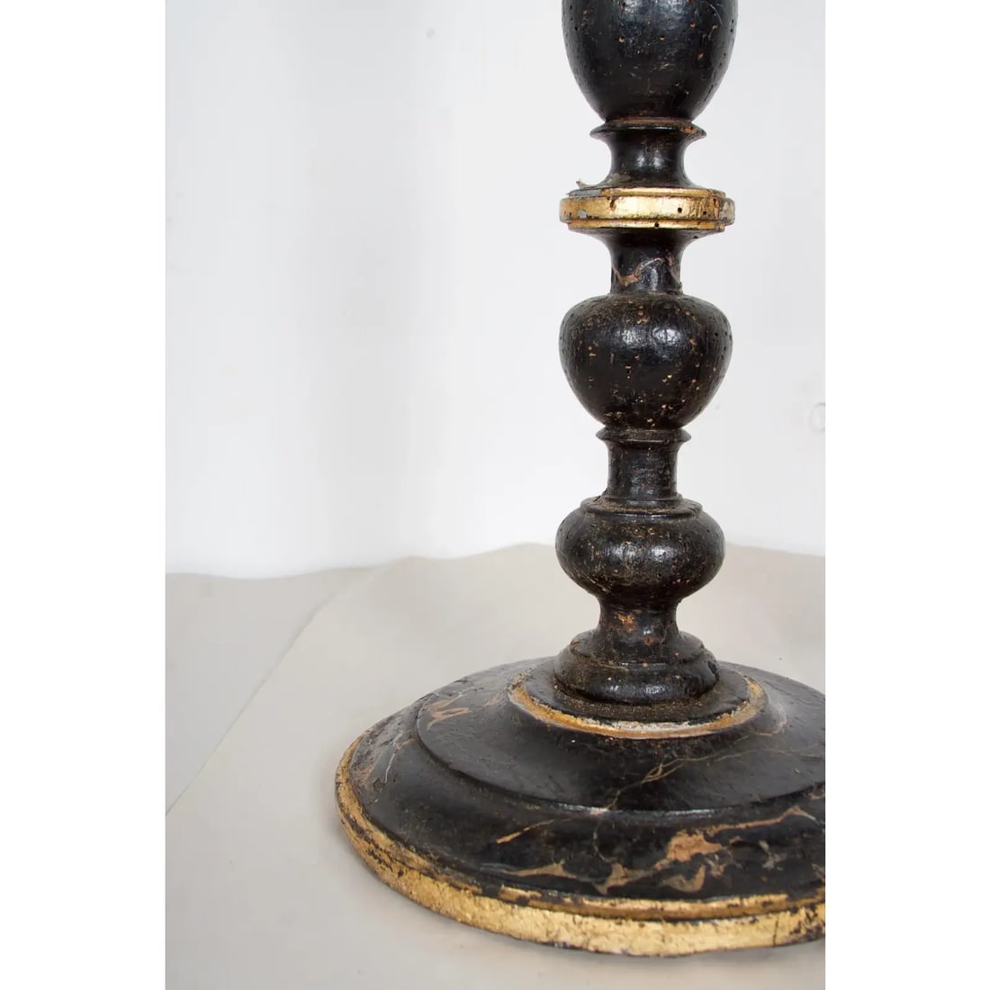 Mid 19th Century Italian Baroque Style Faux Marble Candle Torcheres - a Pair - 10