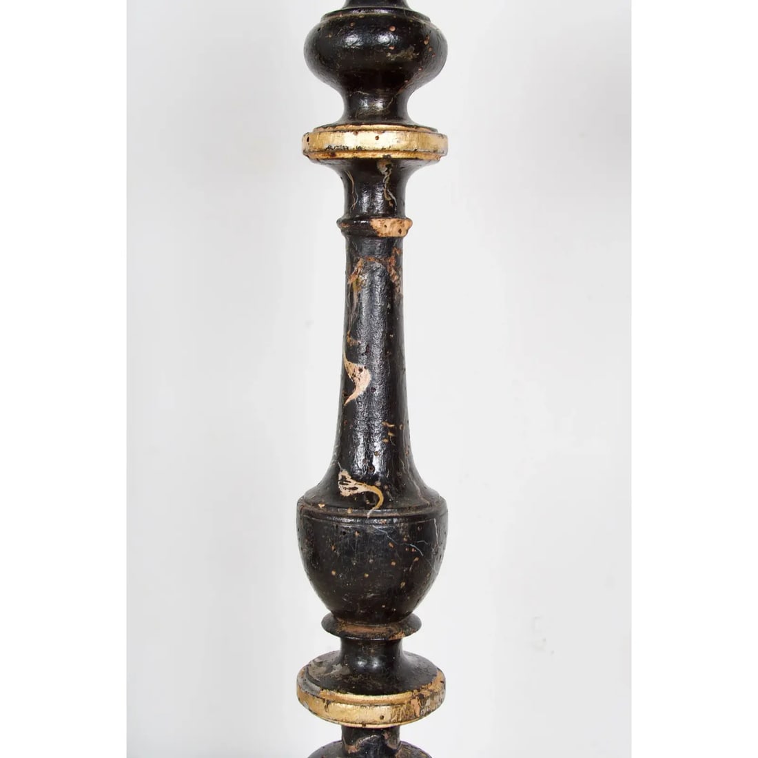 Mid 19th Century Italian Baroque Style Faux Marble Candle Torcheres - a Pair - 9