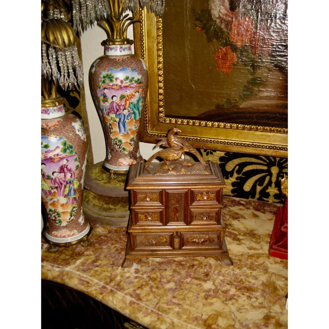 19 Century Black Forest Jewelry Box - 11