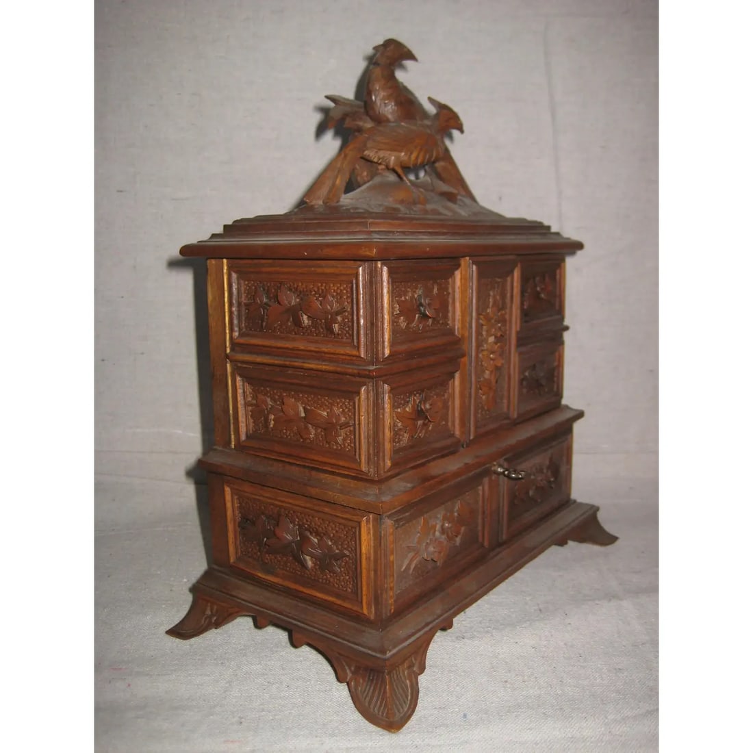 19 Century Black Forest Jewelry Box - 2