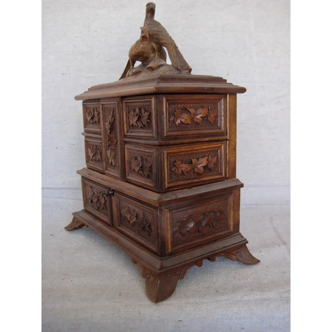 19 Century Black Forest Jewelry Box - 3