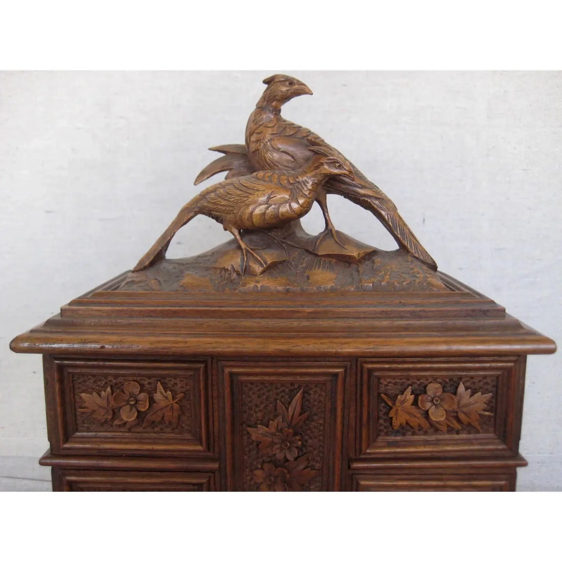 19 Century Black Forest Jewelry Box - 4